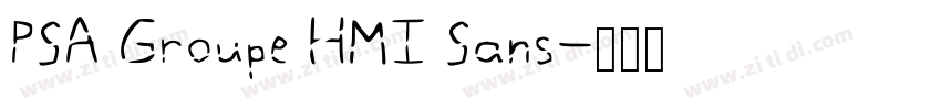 PSA Groupe HMI Sans字体转换